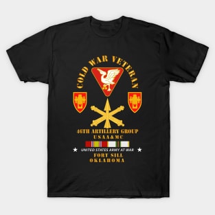 Cold War Vet - 46th Artillery Group - Fort Sill, OK - Missle Branch w COLD SVC T-Shirt